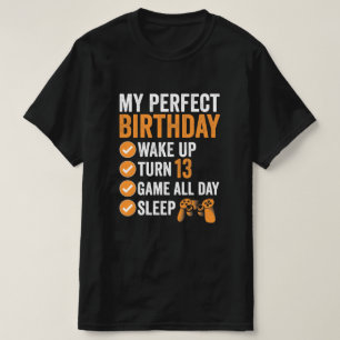 13:e varv 13 Min perfekta födelsedagsspelning T Shirt