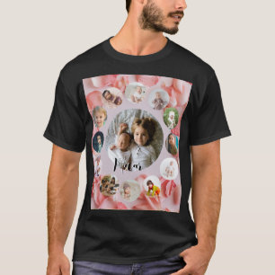 13 Fotokollage rosy Personlig Namn T Shirt