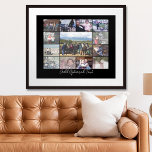 13 Fotokollage Valfri text - CAN Redigera svart Poster<br><div class="desc">13 Fotokollage i en layout som innehåller ett stort foto i mitten. Lägg till ditt favoritprogram bilder i den här roligten-mallen. Du kan använda kvadratiska foton eller eventuella foton för det här rutnätet. — Den svarta bakgrunden kan ändras när du besöker det avancerade designområdet. Teckensnitt kan också ändras.</div>