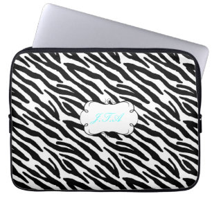 13" grå färg för monogrammed initialer för bä laptop fodral