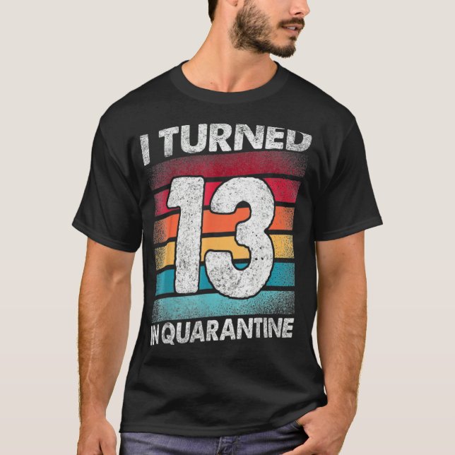 13 i karantän 2020 t shirt (Framsida)