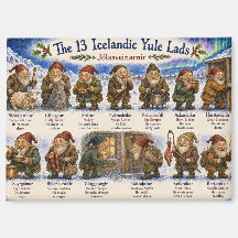 13 isländska julknuttar jul reykjavik
