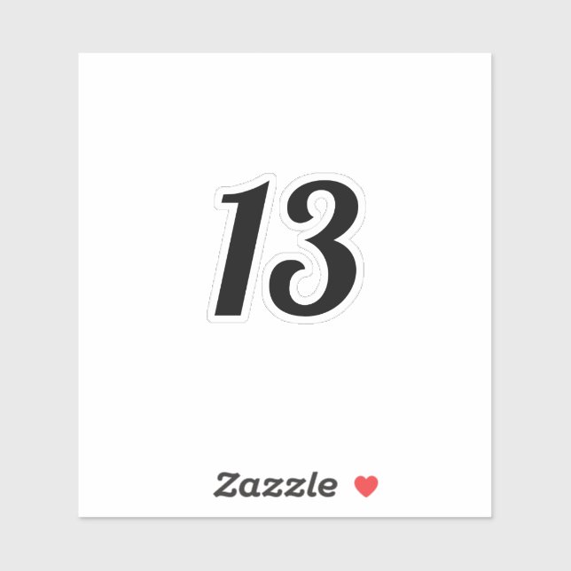 13 KLISTERMÄRKEN (Ark)