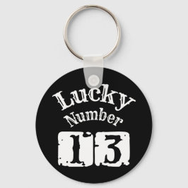 13 - Lucky Number 13 Tur Nyckelring