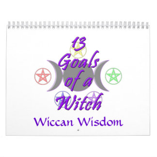 13 mål & Wiccan vishetkalender Kalender