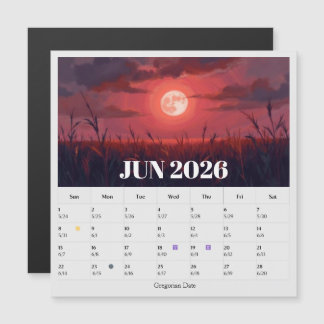 13-månaders månfas zodiakus jun kalender
