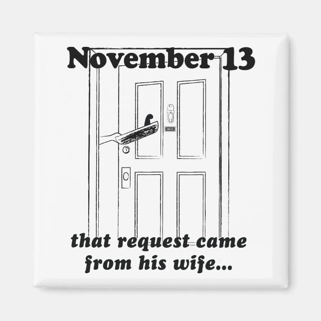 13 november magnet (Framsidan)