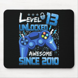 13 Olåst Fantastisk 2010 Boy Video Game 13th Birth Musmatta