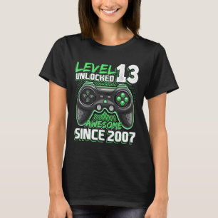 13 Olåst videospel för Fantastisk 2007 13:e födels T Shirt