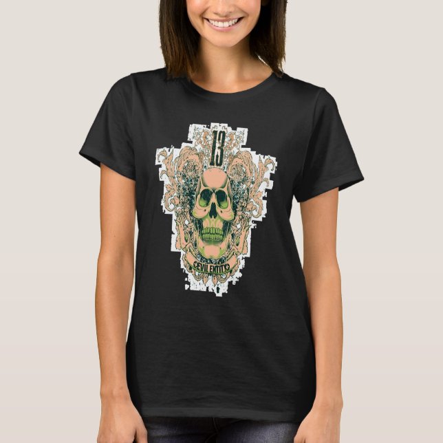 13 Ondskefull Entitet T Shirt (Framsida)