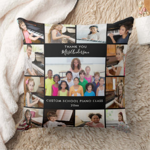 13 Photo Collage Music Teacher Personlig Gift Kudde
