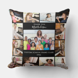 13 Photo Collage Music Teacher Personlig Gift Kudde