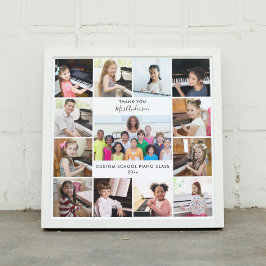 13 Photo Collage Music Teacher Personlig Gift Poster