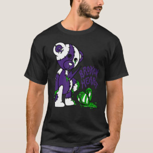 13 Retro Court-Lila matchning nummer 23 Bruten T Shirt