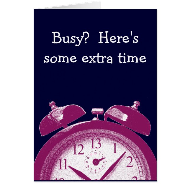 13 röda timmar hälsningskort (Framsidan)