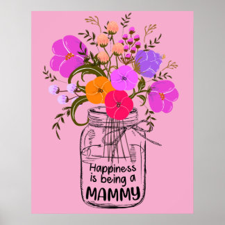13 söta kvinnors mammas lycka är att vara en mamma poster