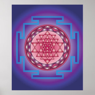 13 SRI YANTRA - SANKTUAREN POSTER