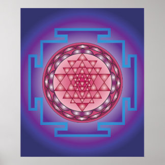 13 SRI YANTRA - SANKTUAREN POSTER