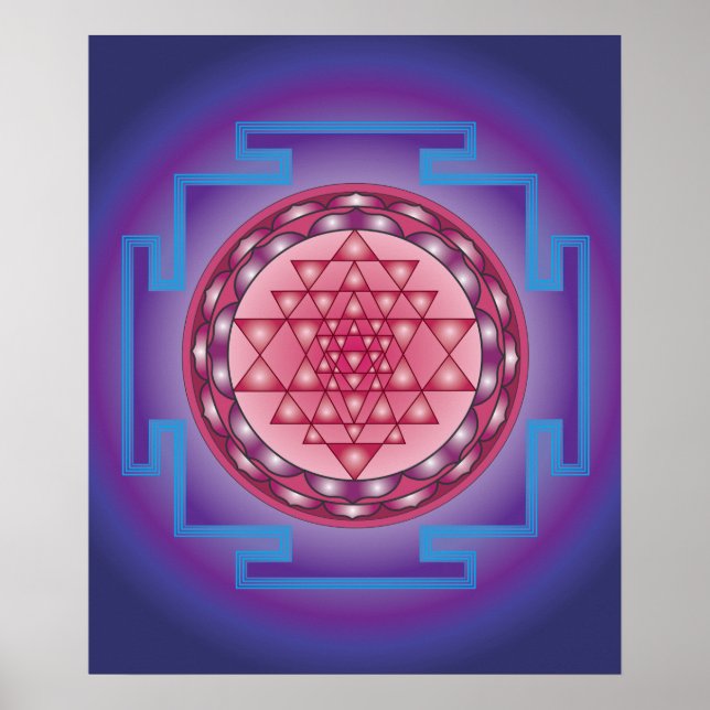 13 SRI YANTRA - SANKTUAREN POSTER (Framsidan)