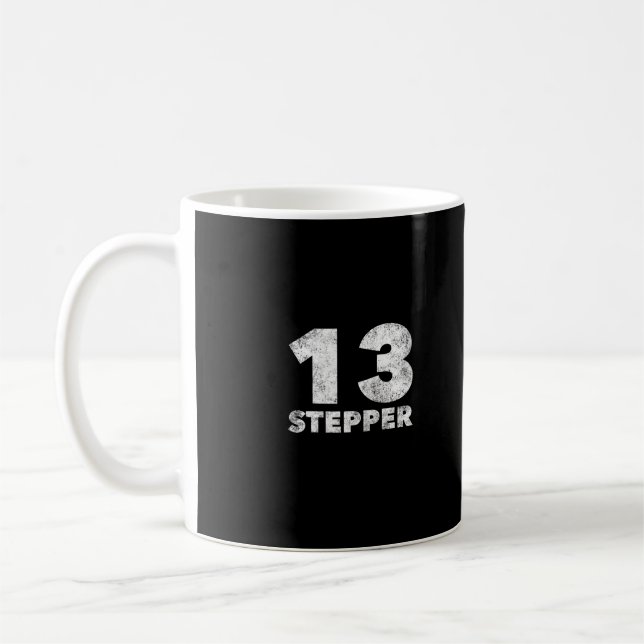 13 Stepper - Alkoholren och sobergen Kaffemugg (Vänster)