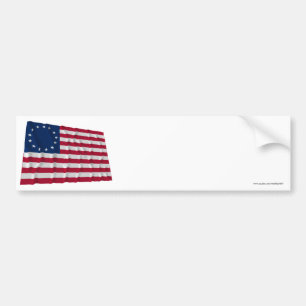 13 stjärnaflagga, Betsy Ross mönster Bildekal