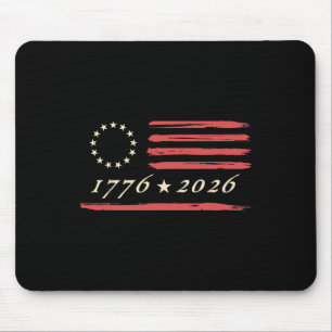 13-stjärniga Betsy Ross American US Flagga 4:e jul Musmatta