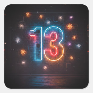 13 – Taylor‑Coded Lucky Rebel Concept Fyrkantigt Klistermärke