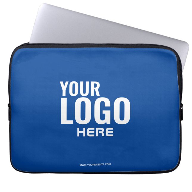 13-tums 15-tums Laptop sleeve i anpassningsbar Log (Framsidan)