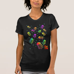 13 vibrerande manet - kvinnor (svarten) tee
