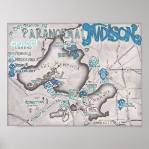13 x 10 paranormala Madison Poster