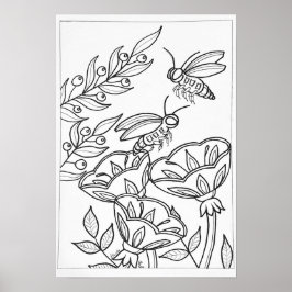 13 x 19 färgämnen poster