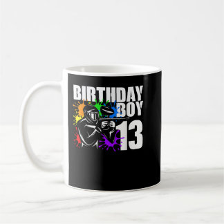 13 Year Old Paintball Birthday Party Boys 13th Gif Kaffemugg