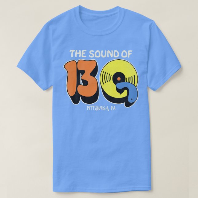 13Q Pittsburgh Retro Defunct Radio Station 1 T Shirt (Design framsida)