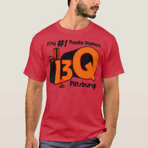 13Q Pittsburgh Retro Defunct Radio Station T Shirt