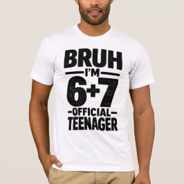 13th Birthday Shirt Funny Meme 6 7 Birthday 13  T