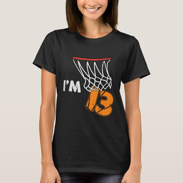 13th Birthday Sketll Im 13 Thirteen Year Old Bday  T Shirt (Framsida)