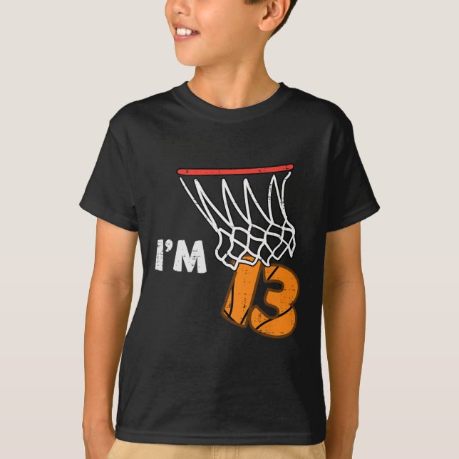 13th Birthday Sketll Im 13 Thirteen Year Old Bday  T Shirt (Framsida)