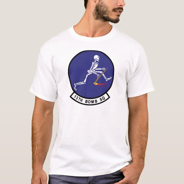 13th Bombardera skvadronen T Shirt (Framsida)