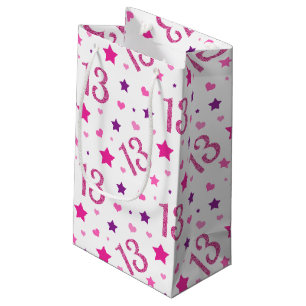 13th Flickafödelsedaggåvan hänger lös rosa