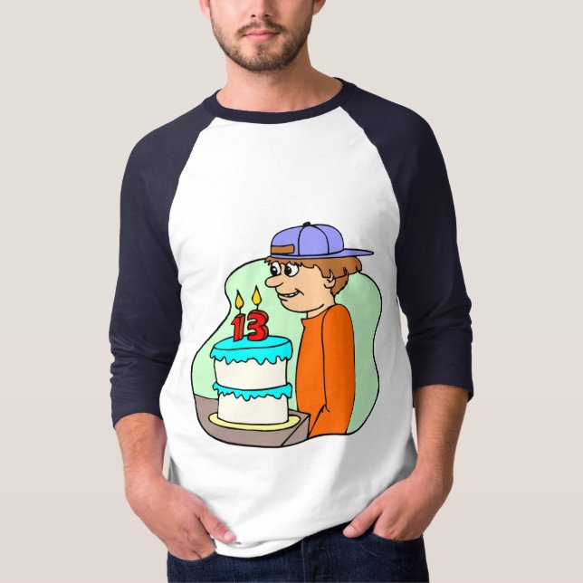 13th födelsedaggåvor för pojkar t-shirt (Framsida)