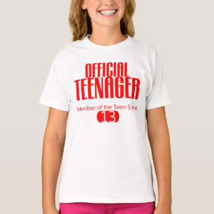 13th FÖDELSEDAGutslagsplats för officiell TONÅRING T-shirt