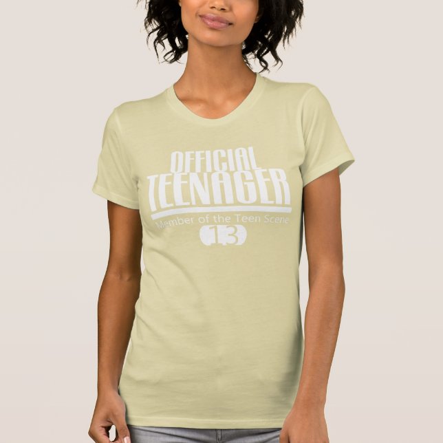13th FÖDELSEDAGutslagsplats för officiell TONÅRING Tee Shirt (Framsida)