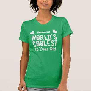 13th Födelsedagvärlds kallaste 13 åriga I13B T Shirt