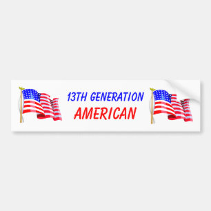 13th Generationamerikan Bildekal