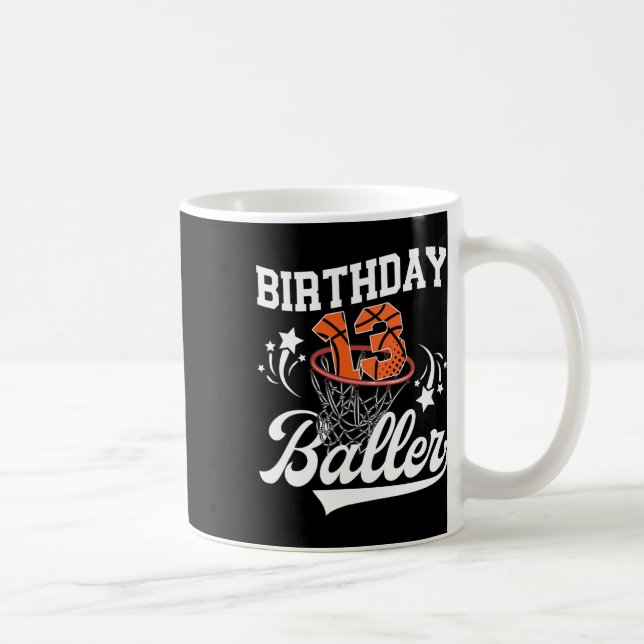 13th Sketll Birthday Thirteen Year Old Sketll Play Kaffemugg (Höger)