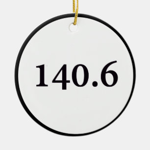 140,6 cirklar julgransprydnad keramik