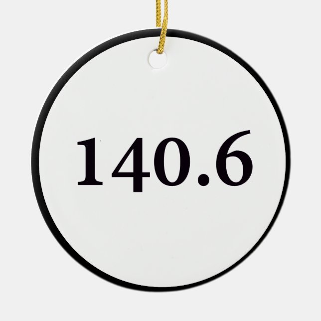 140,6 cirklar julgransprydnad keramik (Framsidan)