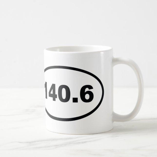 140,6 miles triathlon kaffemugg (Höger)