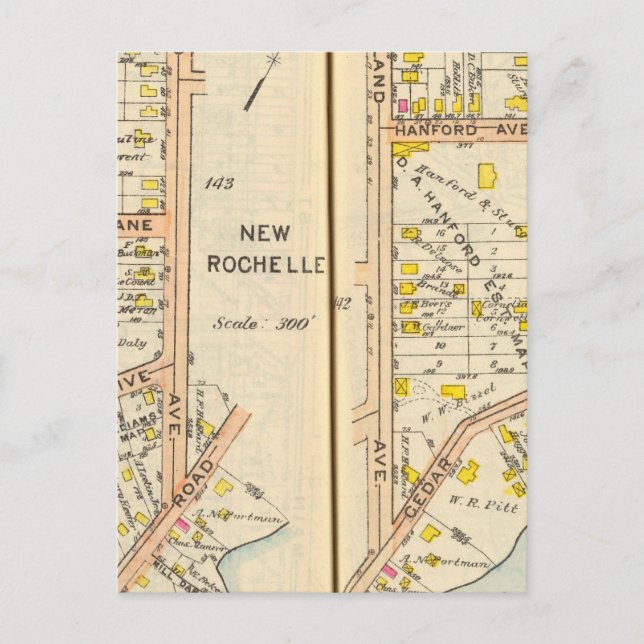 142143 New Rochelle Vykort (Framsida)