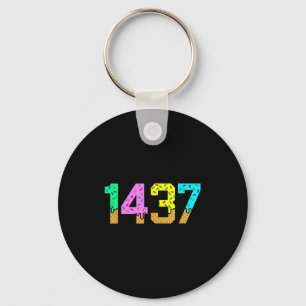 1437 Jag älskar dig för alltid Meme Söt glass Vale Nyckelring